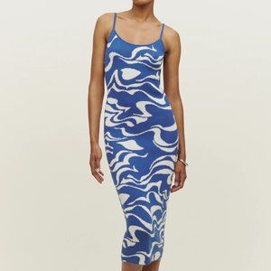 NWT REFORMATION CLAIR COTTON SWEATER DRESS - M